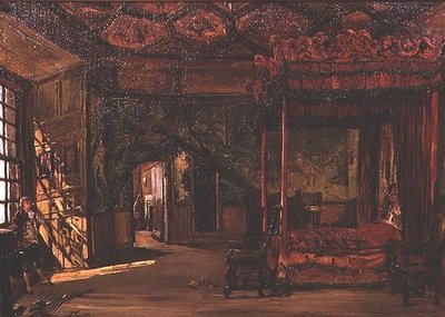 Schlafzimmer von Königin Maria, Holyrood von Alexander Jnr. Fraser