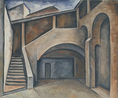Hof, 1913 von Alexander Kanoldt