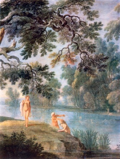 Nymphen beim Baden (Detail), um 1620-1652 von Alexander Keirincx