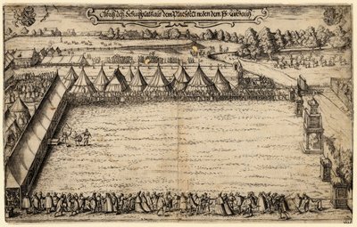 Die Armbrustschützen in München, 1599 von Alexander Mair
