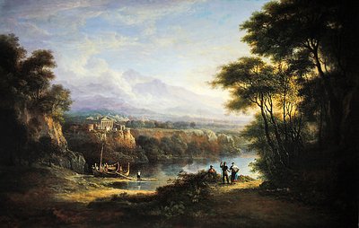 Klassische Landschaft von Alexander Nasmyth