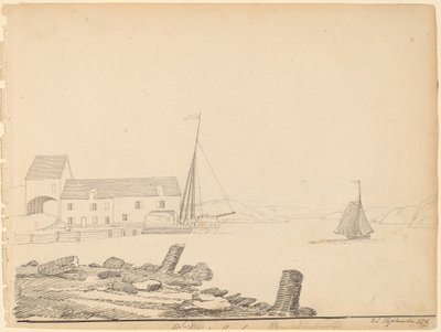 Hudson River Landung (recto) von Alexander Robertson