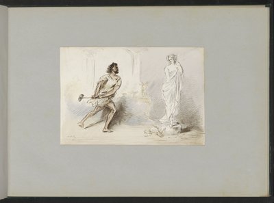 Pygmalion und Galatea von Alexander Ver Huell