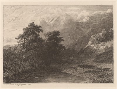 Bergseeufer von Alexandre Calame