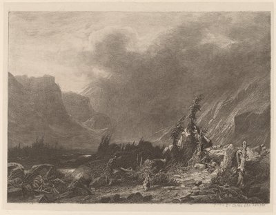 Bergsturm von Alexandre Calame