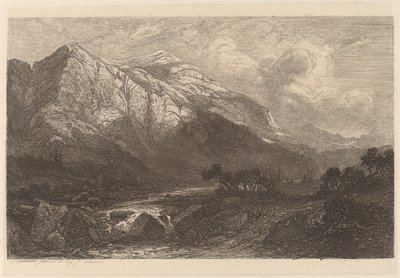 Bergbach von Alexandre Calame