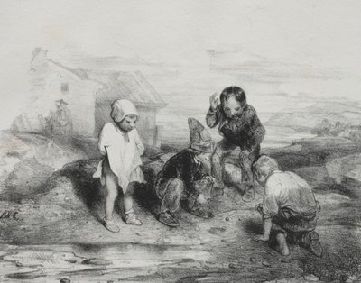 Der entscheidende Wurf von Alexandre Gabriel Decamps