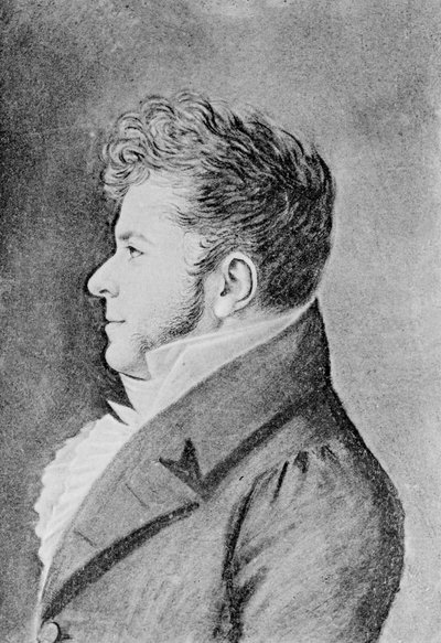 Junger Stendhal, ca. 1815 von Alexandre Marie Longuet