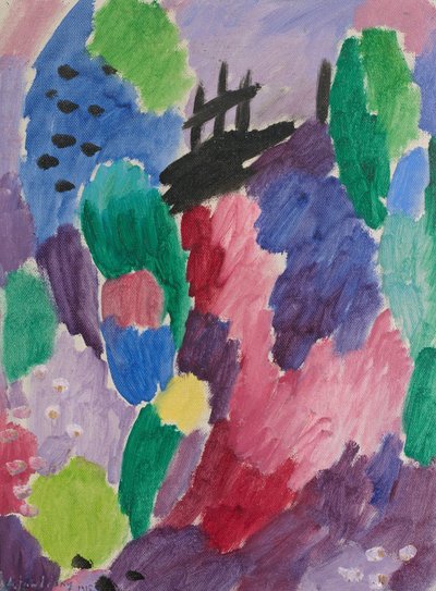 Roter Pfad, St. Prex, 1915 von Alexej von Jawlensky