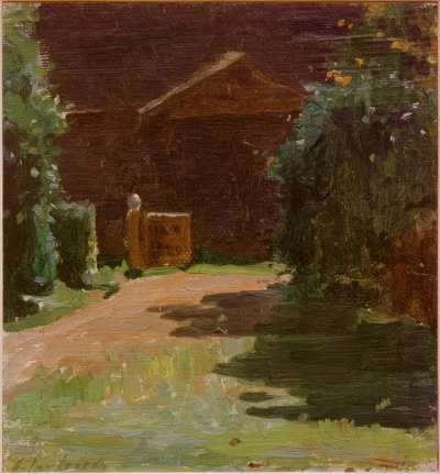 Einfahrt Schloss Ansbaki von Alexej von Jawlensky