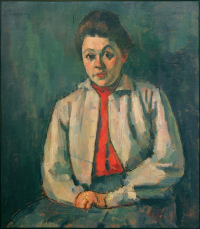 Helene mit roter Weste von Alexej von Jawlensky