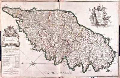 Insel Korsika, Frankreich von Alexis Hubert Jaillot