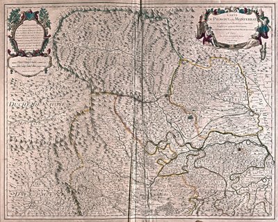 Piemont und Monferrato, Italien von Alexis Hubert Jaillot