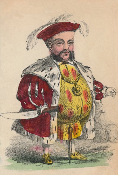 Heinrich VIII., 1856 von Alfred Crowquill