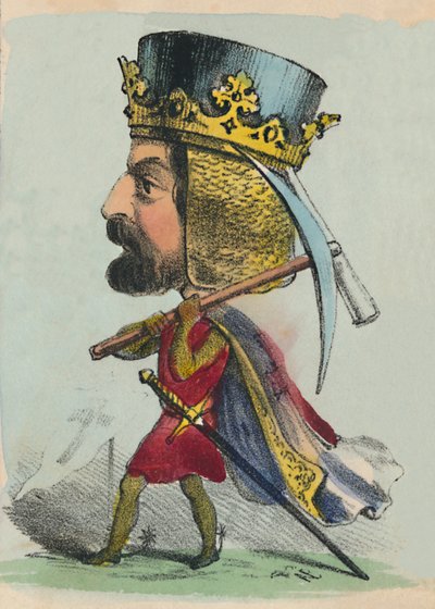 Richard I., 1856 von Alfred Crowquill