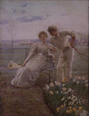 Eine romantische Ablenkung von Alfred Edward Emslie