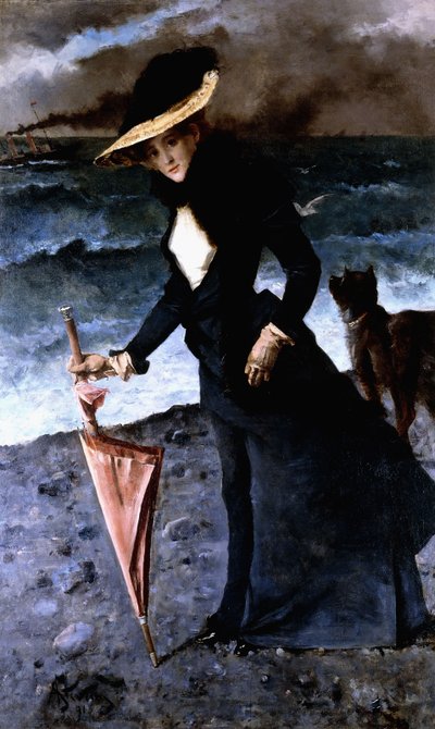 Der Sturm, 1891 von Alfred Emile Stevens
