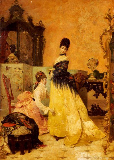 Das neue Kleid von Alfred Emile Stevens