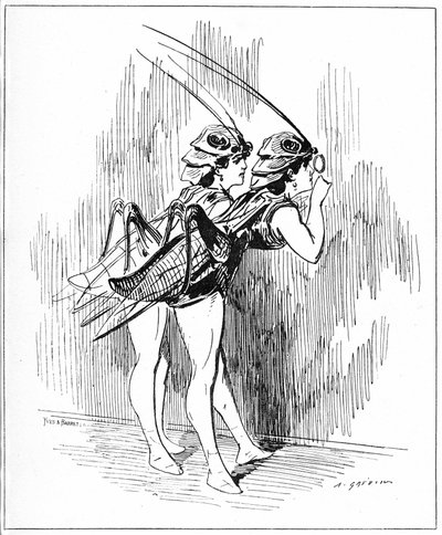 Illustration für "The Spirit of Women" von Alfred Grevin