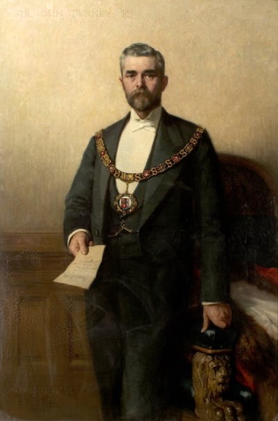 Ratsherr Sir John Turbey, Kt, 1889 von Alfred Hartley