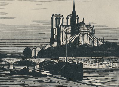 Notre-Dame de Paris, 1919 von Alfred Latour