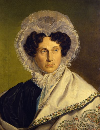Porträt der Mutter des Künstlers, um 1833 von Alfred Rethel