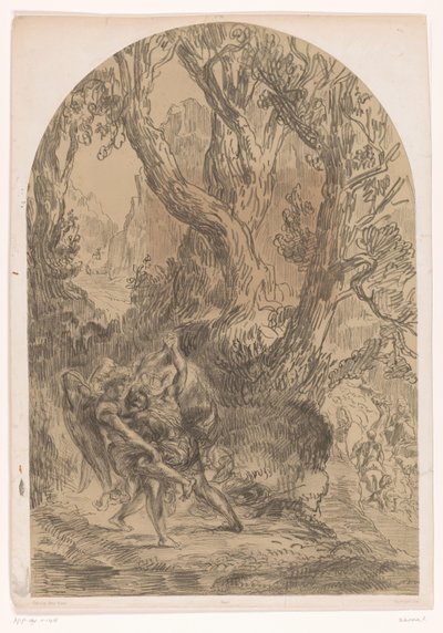 Jakob ringt mit dem Engel von Alfred Robaut