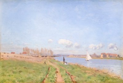 Ufer der Seine bei Argenteuil von Alfred Sisley