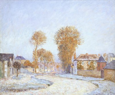 Erster Frost von Alfred Sisley