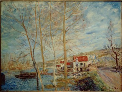 Die Überschwemmung in Moret von Alfred Sisley