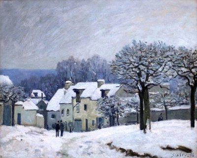 Der Platz des Chenil in Marly von Alfred Sisley