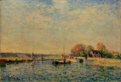 Der Kanal von Loing von Alfred Sisley