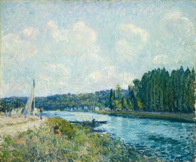 Die Ufer der Oise von Alfred Sisley