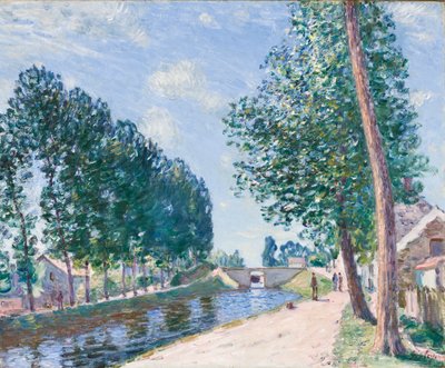 Der Loing-Kanal bei Moiret, ca. 1892 von Alfred Sisley