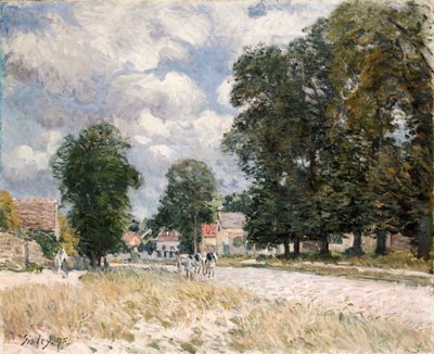 Der Weg nach Marly-le-Roi von Alfred Sisley