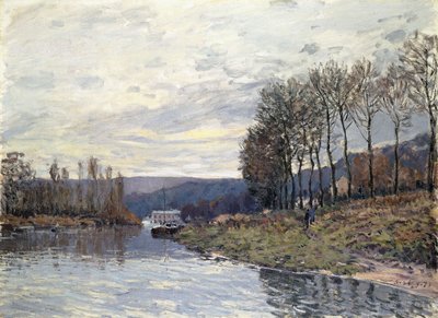 Die Seine bei Bougival, 1873 von Alfred Sisley