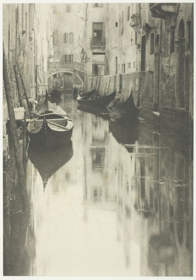 Ein venezianischer Kanal von Alfred Stieglitz