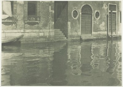 Reflexionen - Venedig, 1894, gedruckt 1897 von Alfred Stieglitz