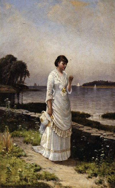 Der Verlobungsring, 1880 von Alfred Thompson Bricher