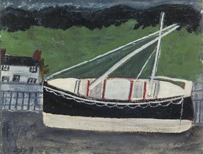 Boote im Hafen von Alfred Wallis