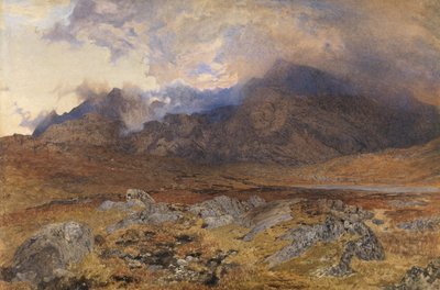 Snowdon nach einem April-Hagelsturm von Alfred William Hunt