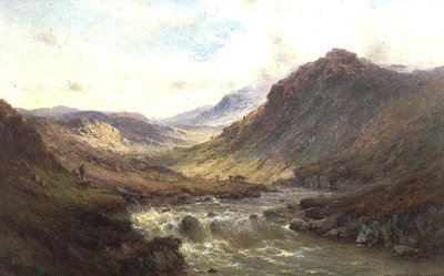 Die Wasserfälle bei Invergarry, Glen Till von Alfred de Breanski