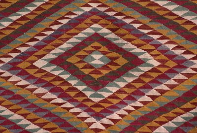 Teppich aus dem Mzab-Tal (Wolle) (Detail) von Algerian School