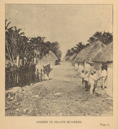 Straße auf der Insel Mugeres von Alice Dixon Le Plongeon