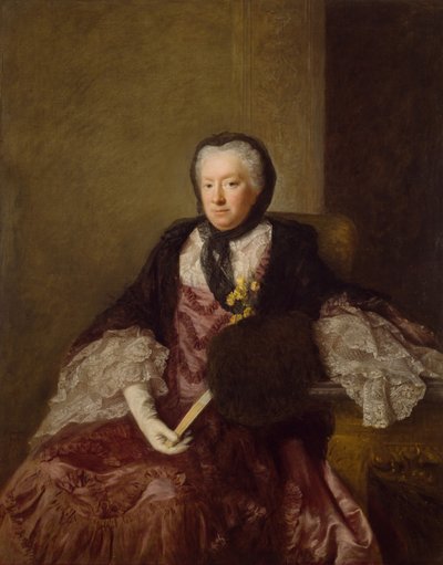 Porträt von Mrs. Mary Martin, 1761 von Allan Ramsay