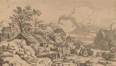 Zimmermannshütte, wahrscheinlich ca. 1645-1656 von Allart van Everdingen