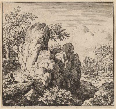 Großer Felsen von Allart van Everdingen