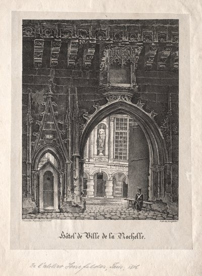 Hotel de Ville de la Rochelle, Frankreich von Alois Senefelder