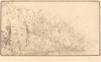 Am Fluss (Sur la rivière) von Alphonse Legros