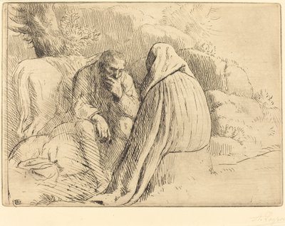 Zigeunerlager von Alphonse Legros